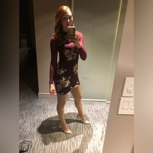 Guess floral above the knee mini dress